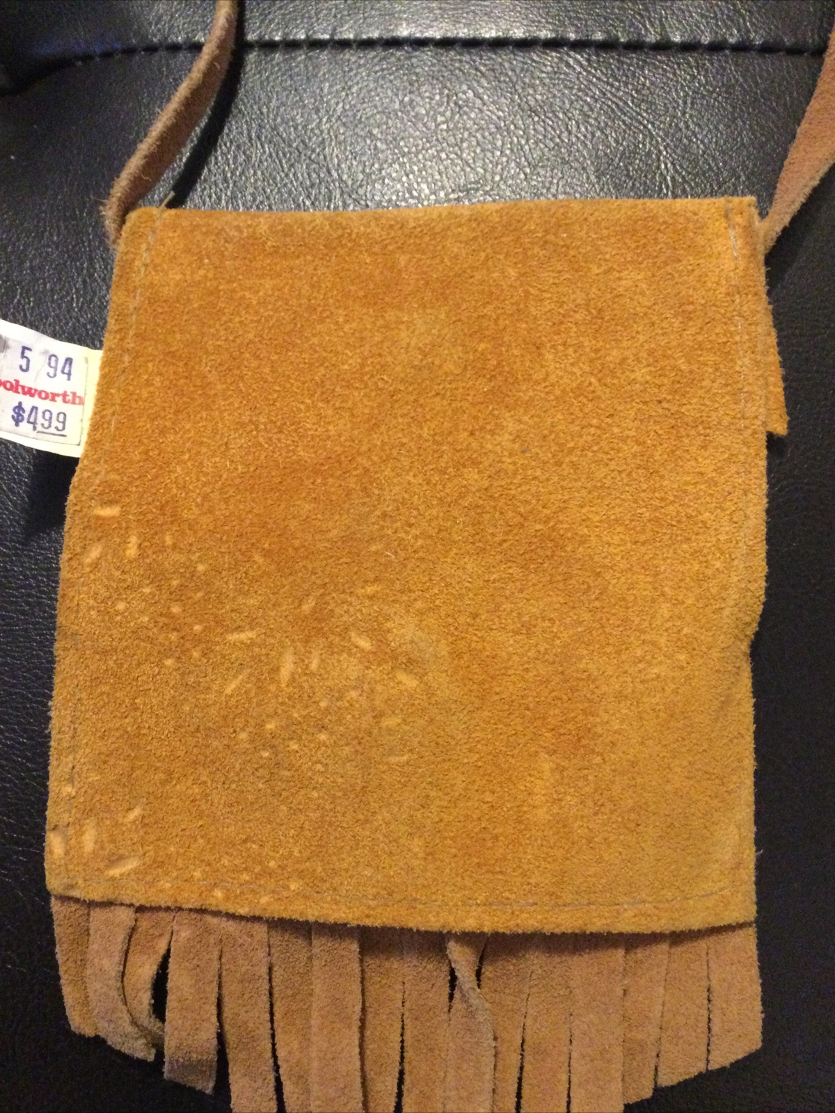 Vintage Bloom Brothers Company San Diego, CA Leather Pouch From Woolworths