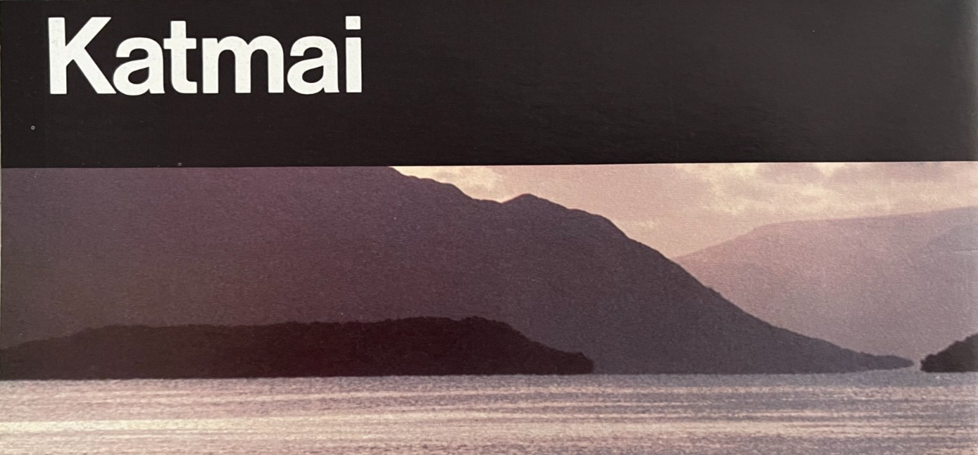 Vintage 1990 KATMAI NP – Alaska NATIONAL PARK SERVICE UNIGRID BROCHURE/MAP New