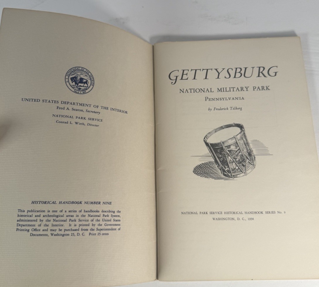 Gettysburg, PA- 1961 Guidebook – Illustrated, Maps – Civil War Lot 4 Booklets