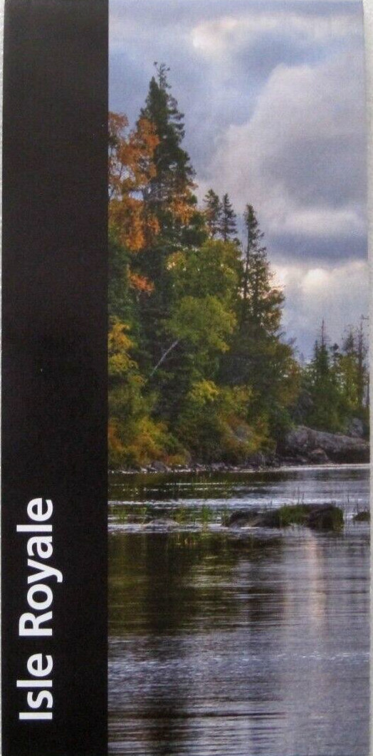 Isle Royale National Park National Park Service Unigrid Brochure Map