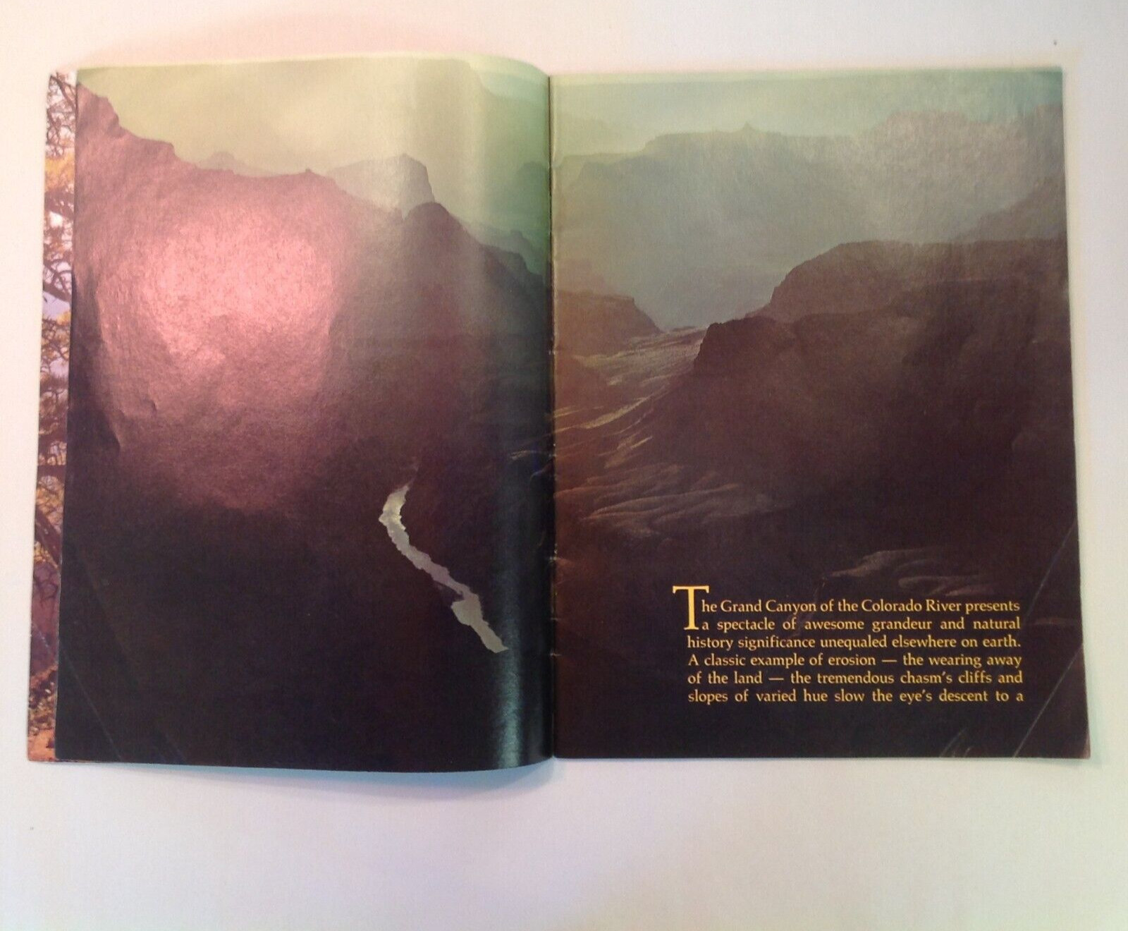 Vtg 1968 KC Publications Grand Canyon: The Story Behind the Scenery Color Album