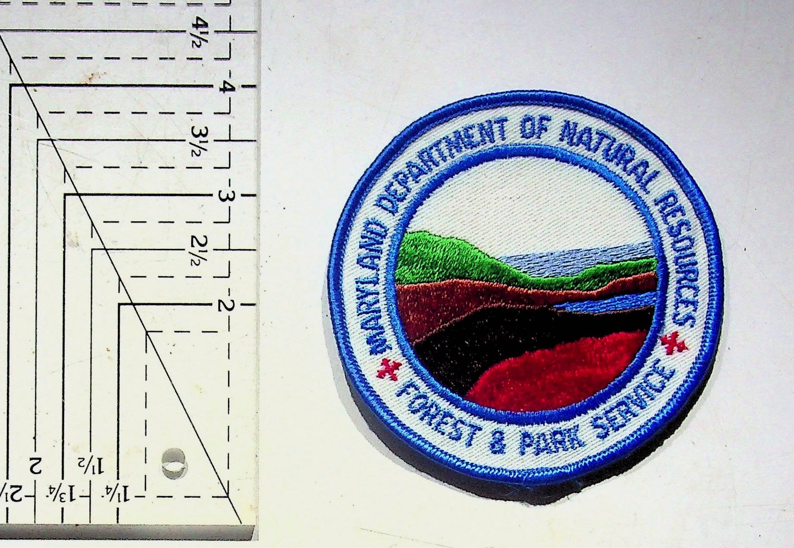 Maryland DNR Embroidered Patch Forest & Park Service Collectible