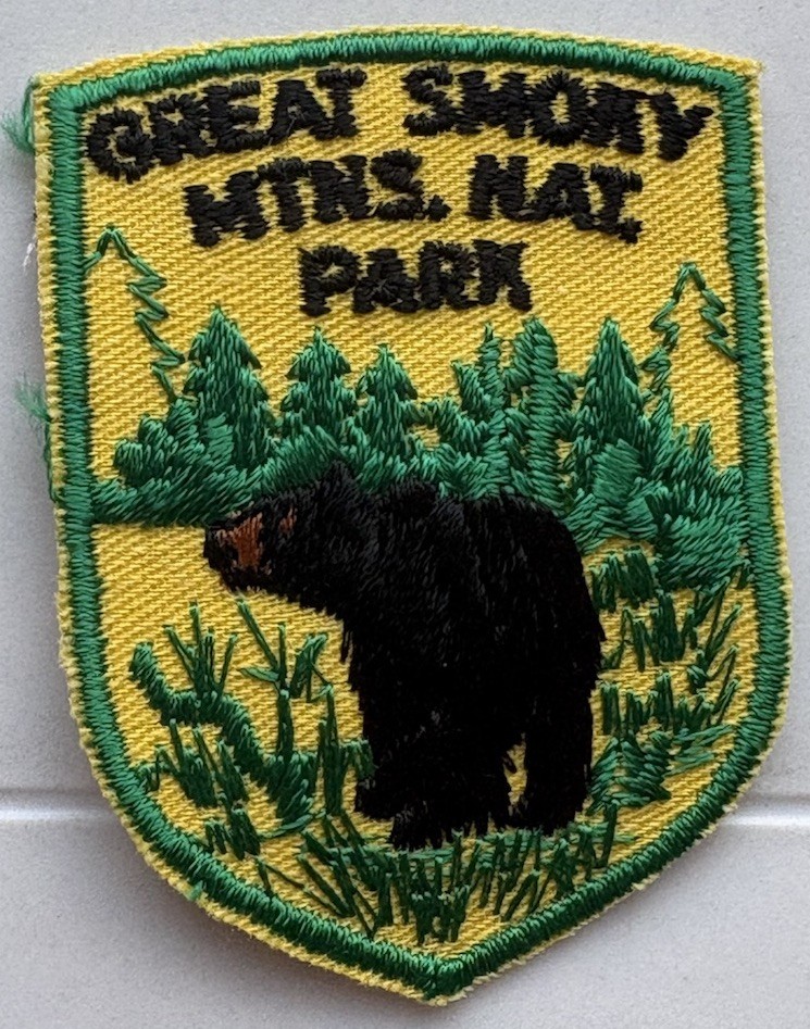 Great Smoky Mtns. Nat. Park National Park Black Bear Embroidered Sew-on Patch