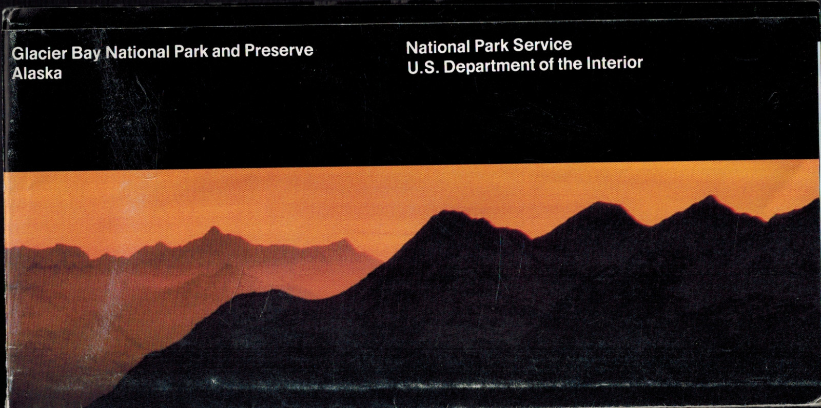 Glacier Bay National Park and Preserve Alaska, NPS US Dept of Interior Brochure