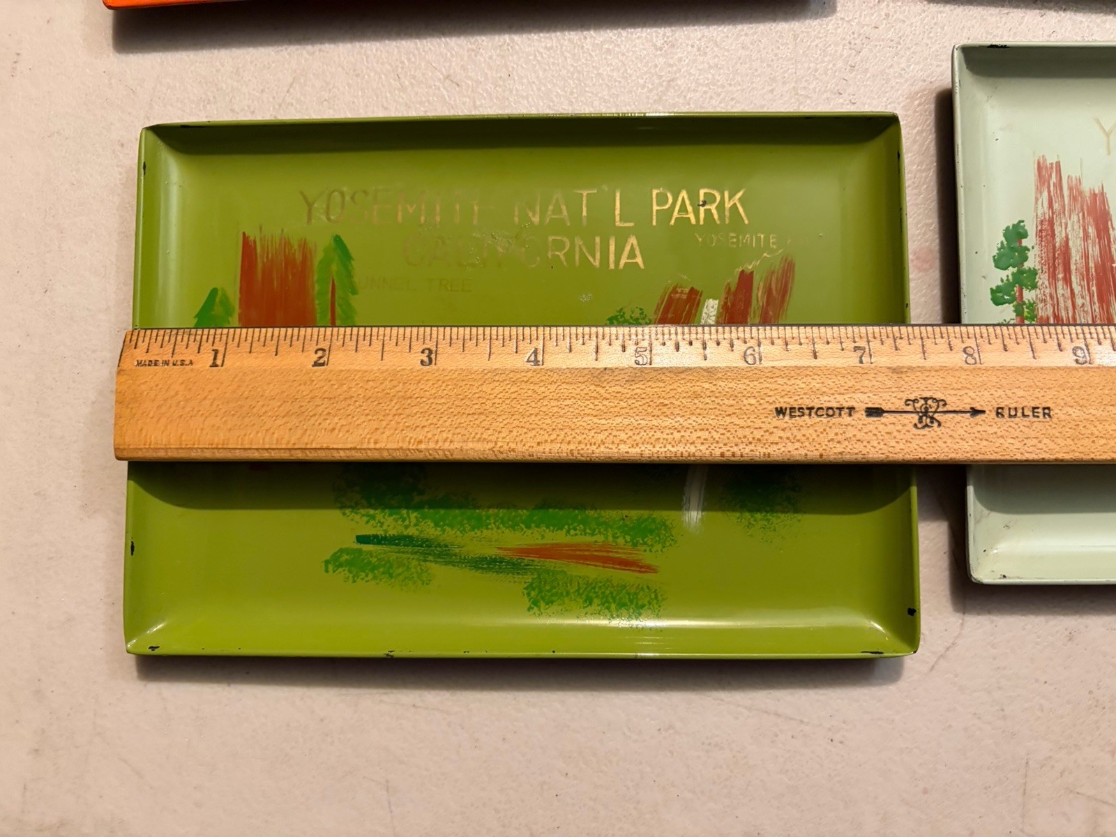 yosemite national park souvenir Vintage Tray