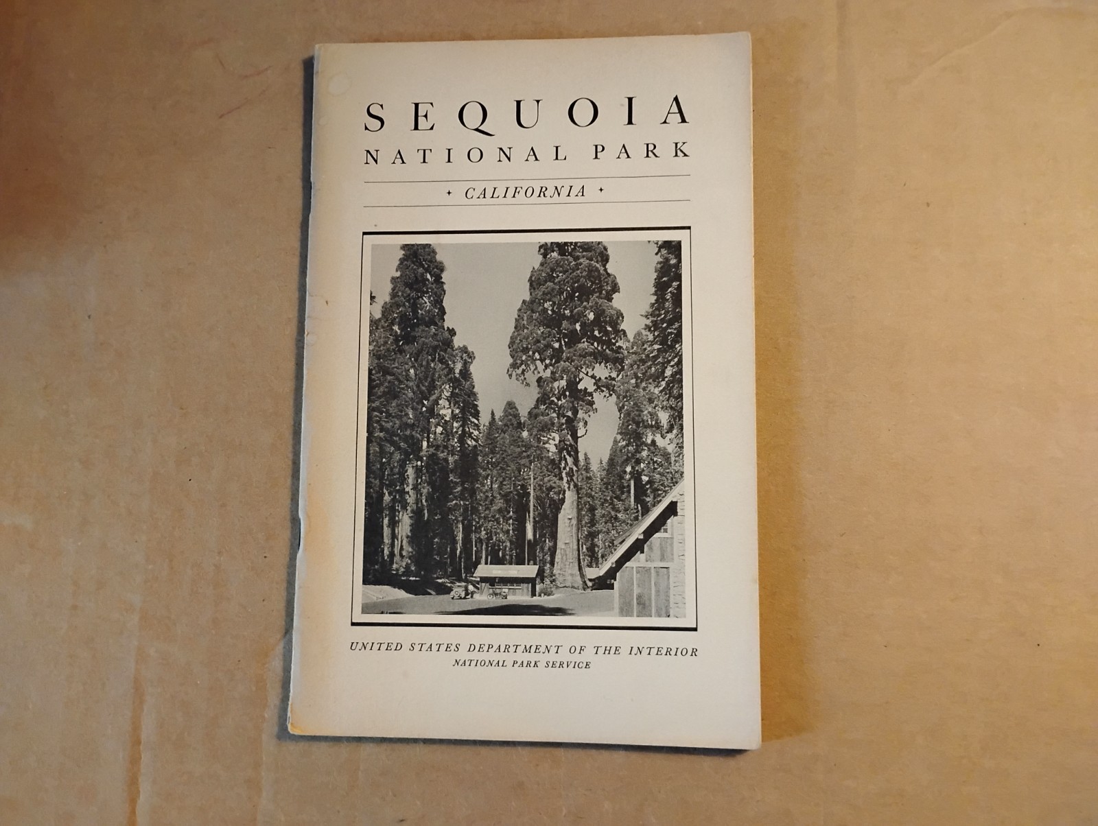 Sequoia National Park United States Department of the Interior 1935 Booklet PB