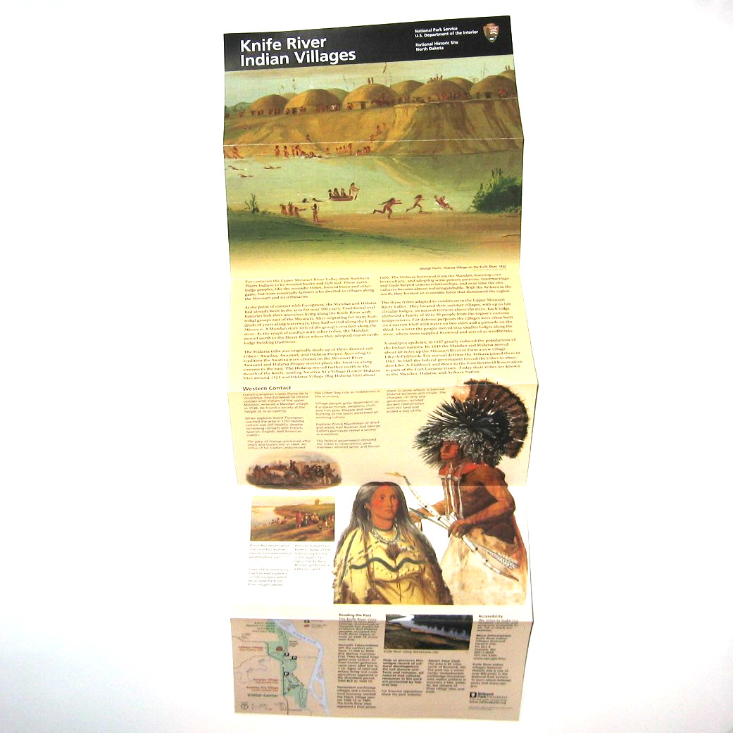 NPS Brochure Knife River Indian Villages Historic Site North Dakota Village Life