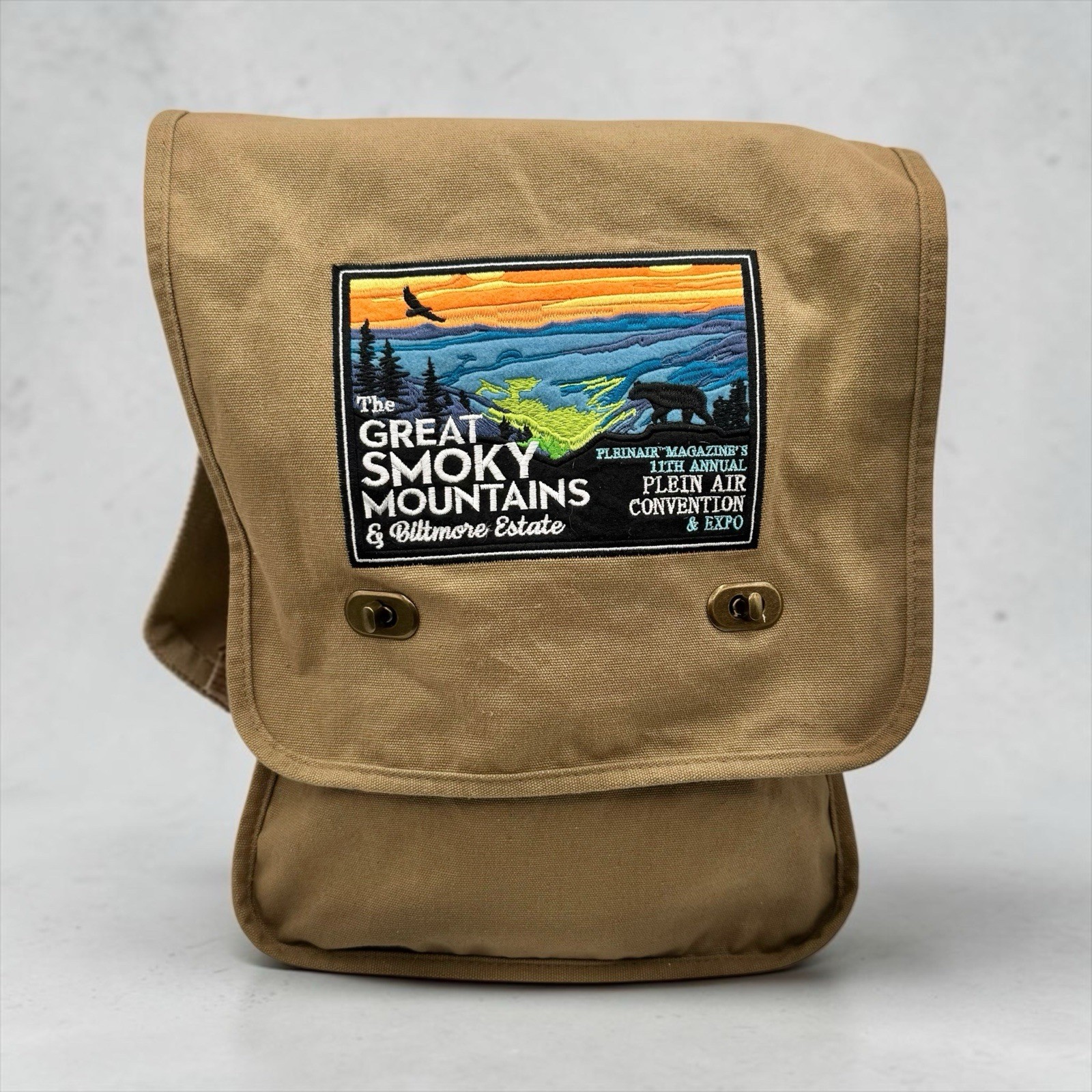 GREAT SMOKEY MOUNTAINS US National Park PATCH Plein Air Convention PACE Expo BAG