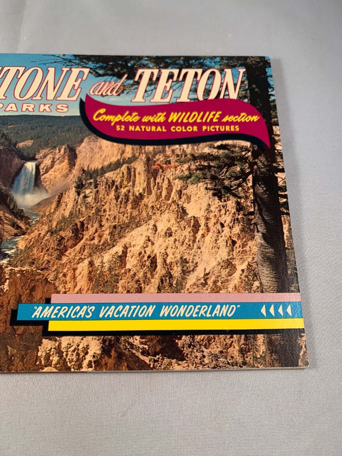 1968 Yellowstone Grand Teton National Park Color Brochure