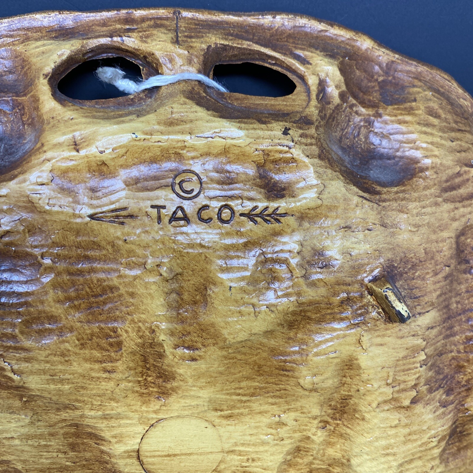 Vintage Taco Yellowstone Park Souvenir Plate Bowl 3D Retro Cabin Decor