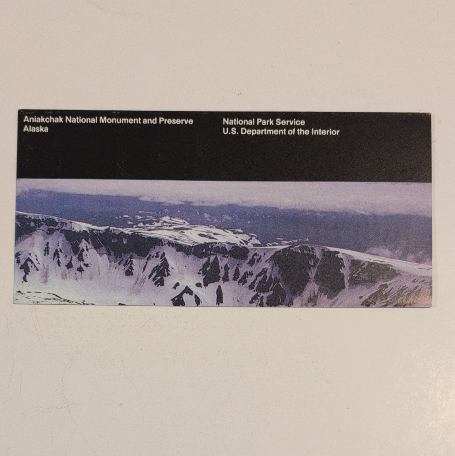 Aniakchak National Park Service NPS Unigrid Brochure GPO 1999