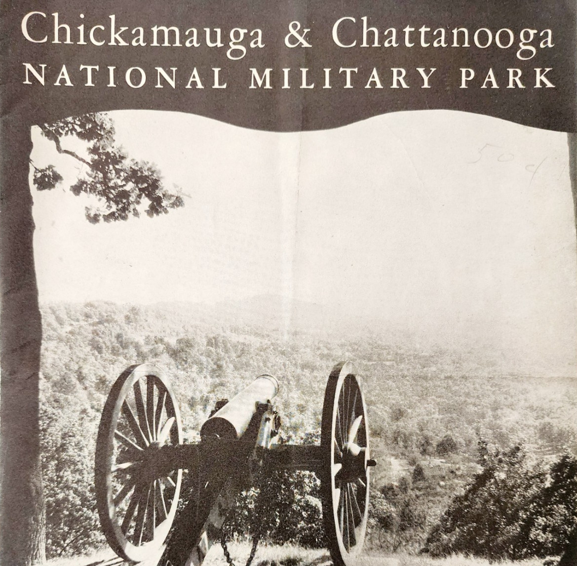 1940 Chickamauga & Chattanooga National Military Park Booklet Vintage F15N