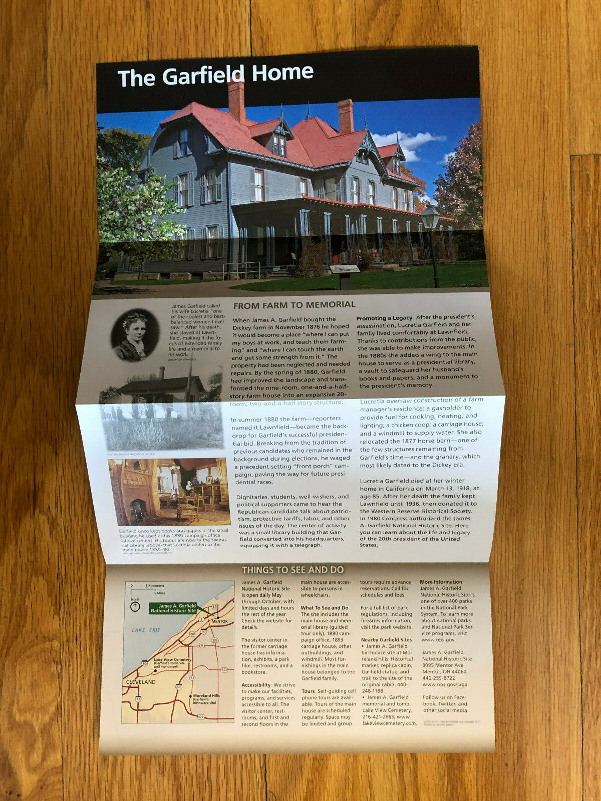 James A Garfield National Historic Site National Park