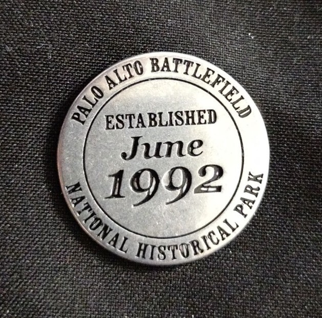 Palo Alto Battlefield Texas National Historical Park National Park Coin Token