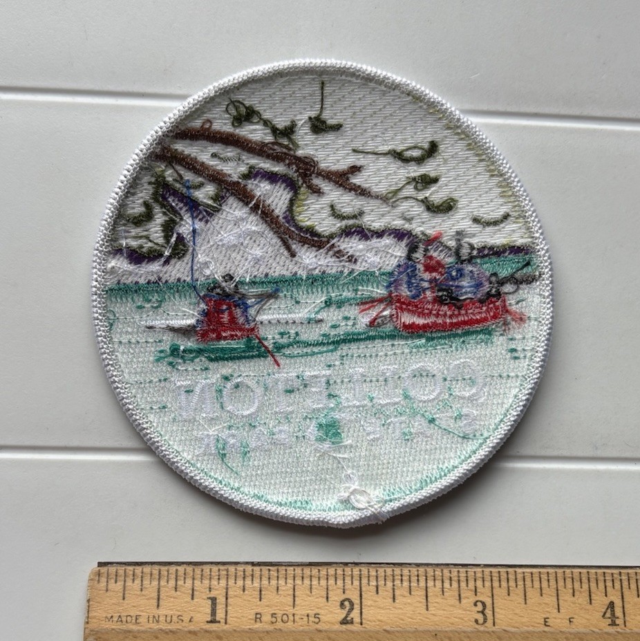Colleton State Park South Carolina Edisto River Souvenir Round Embroidered Patch