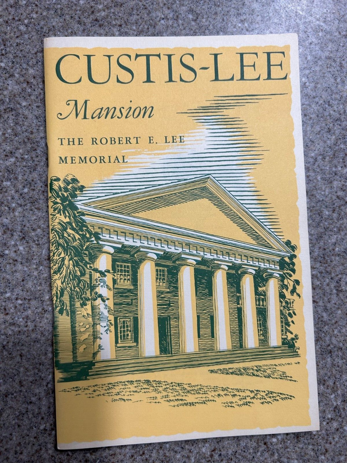 Vintage CUSTIS-LEE Mansion 1956 Booklet: The Robert E Lee Memorial Park Service