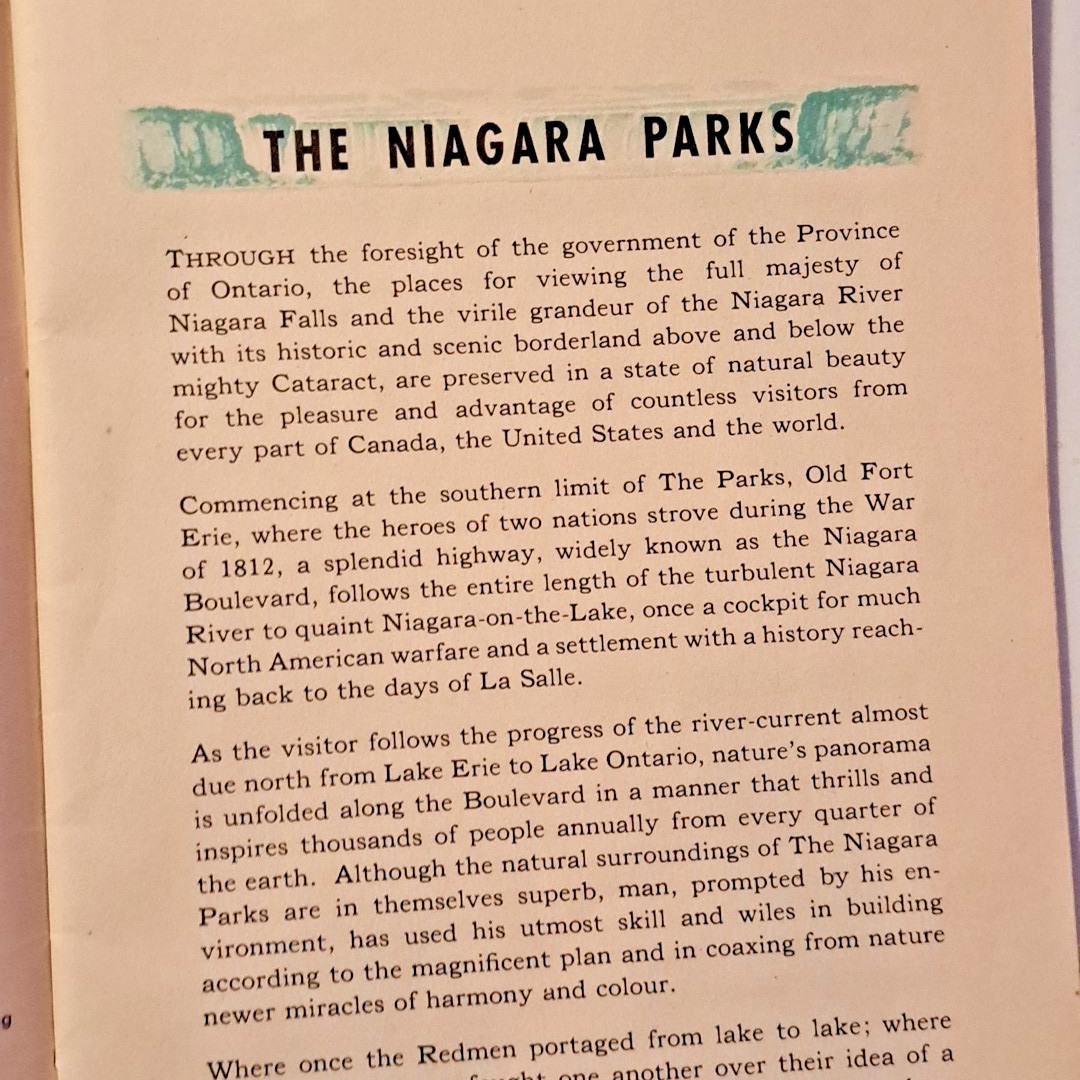 The Niagara Parks Commission Niagara Falls Canada Circa 1930s McQuesten Chairman