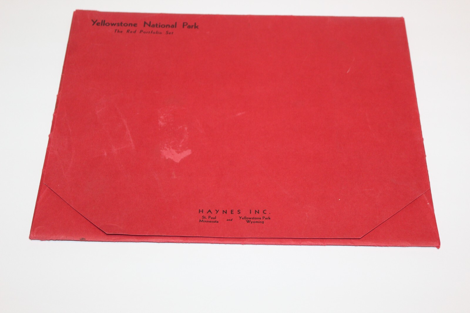 1930’s Yellowstone National Park The Red Portfolio Set – Haynes Inc. – 12 prints