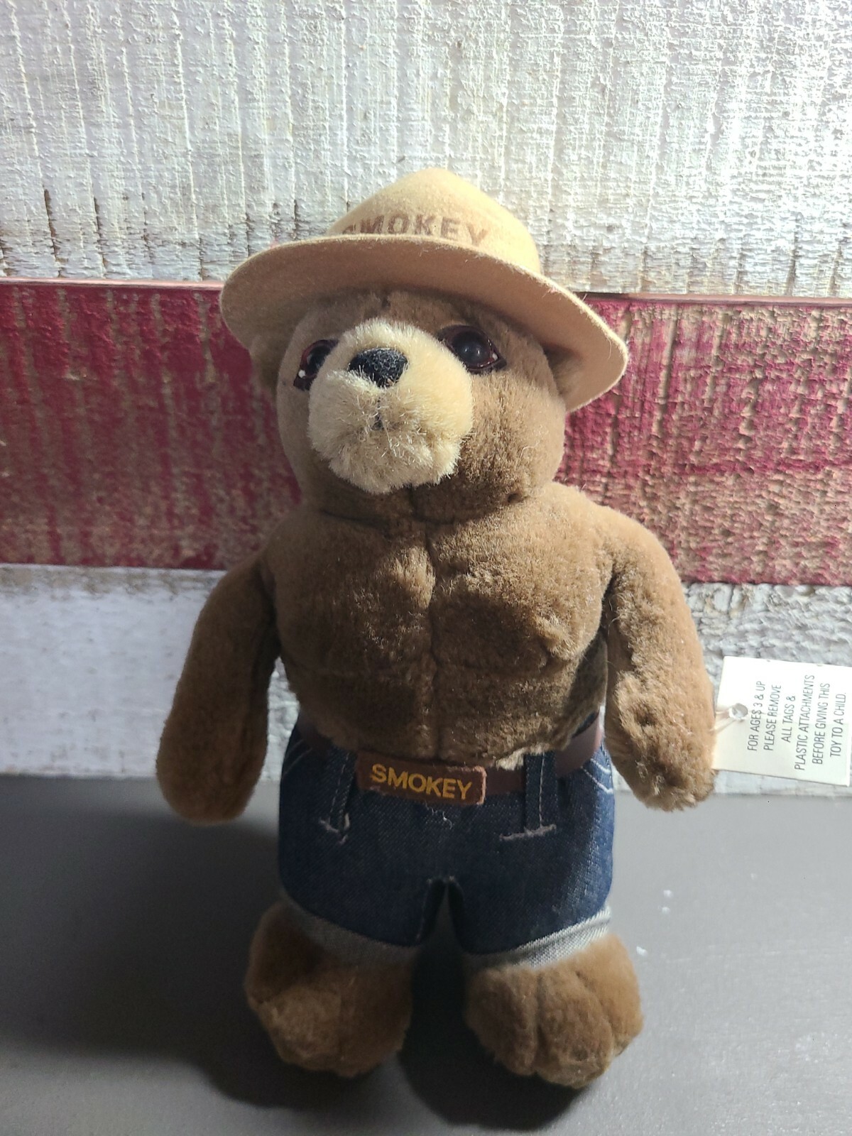 Vintage Smoky The Bear Plush. Kids Preferred Inc.
