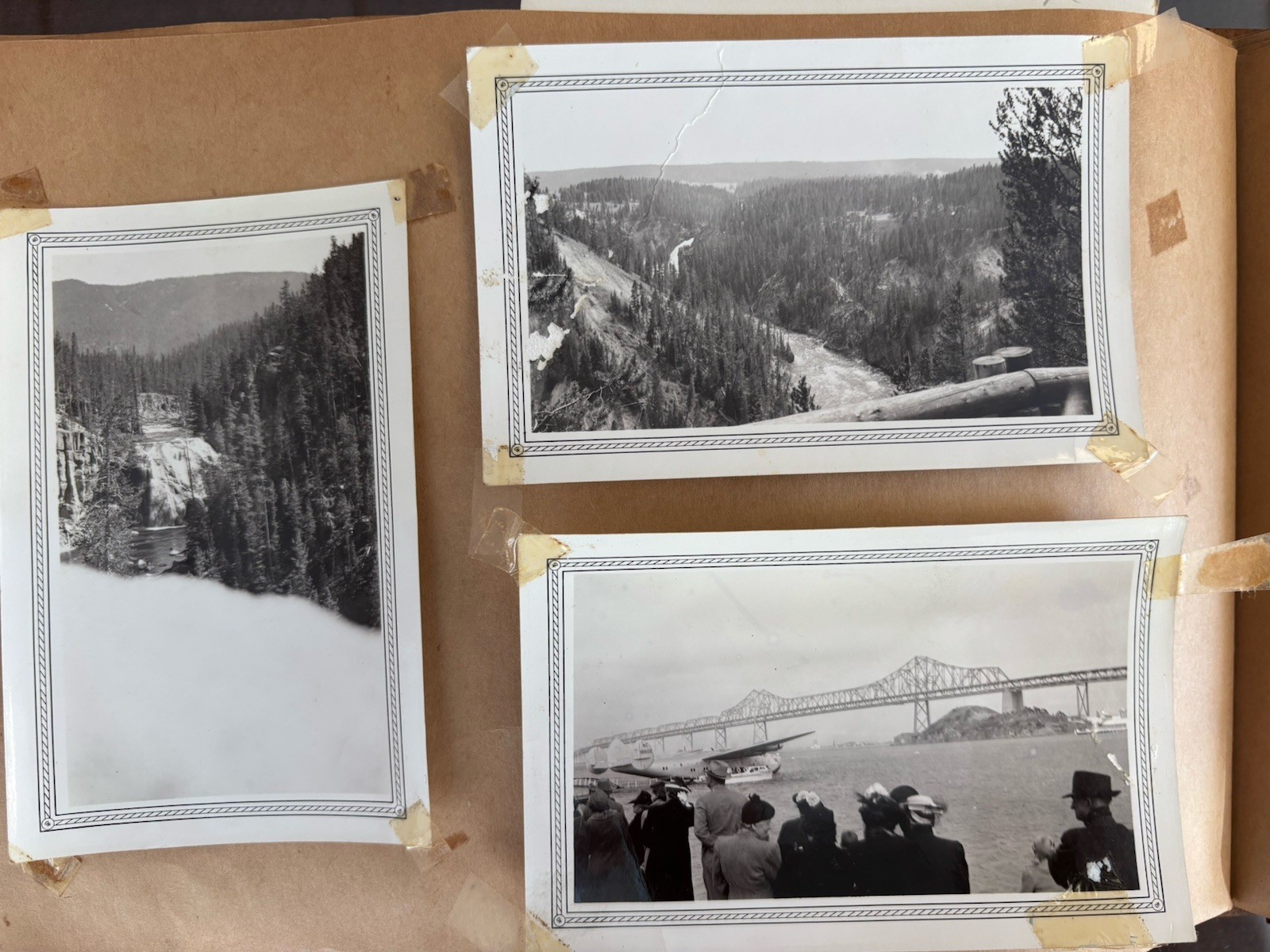 “My Western Trip” National Park 1940 Travel Journal with Postcards & Photos