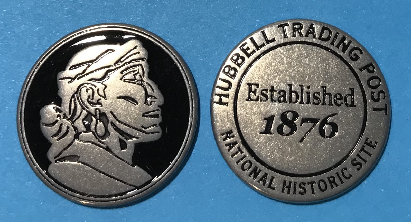 Hubbell Trading Post Navajo Silhouette Token