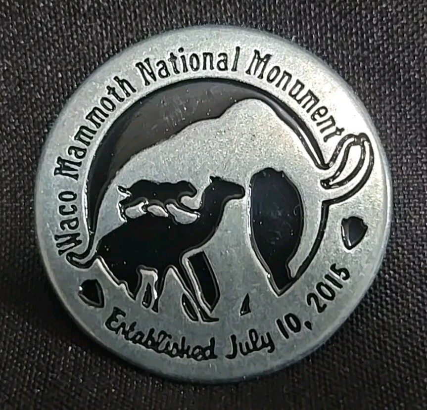 Waco Mammoth National Monument Texas Est 2015 National Park Coin Token