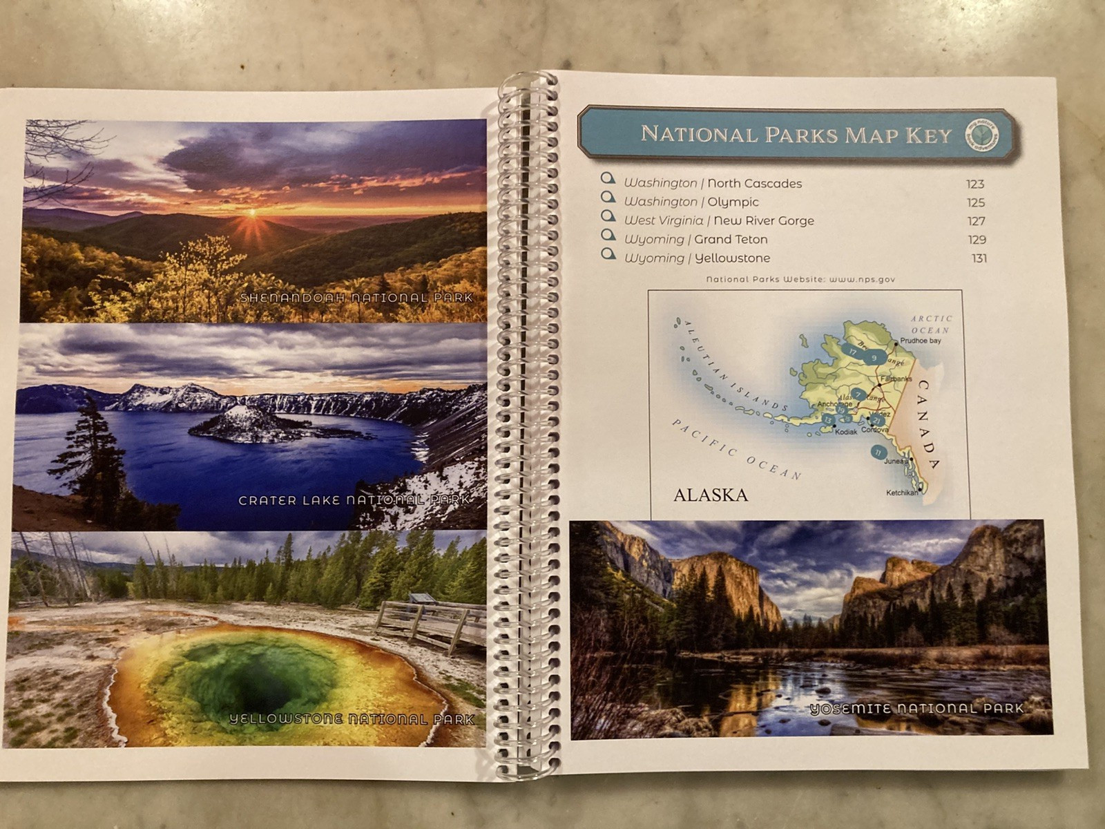 National Parks Adventure Book Spiral Bound 2023 By My Nature Book Adventures LLC