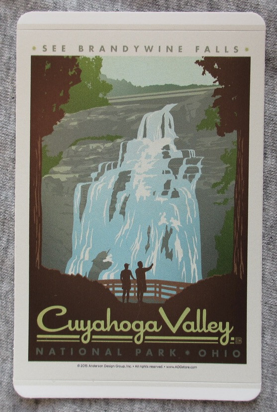 Cuyahoga Valley National Park Rectangular Vinyl Sticker New