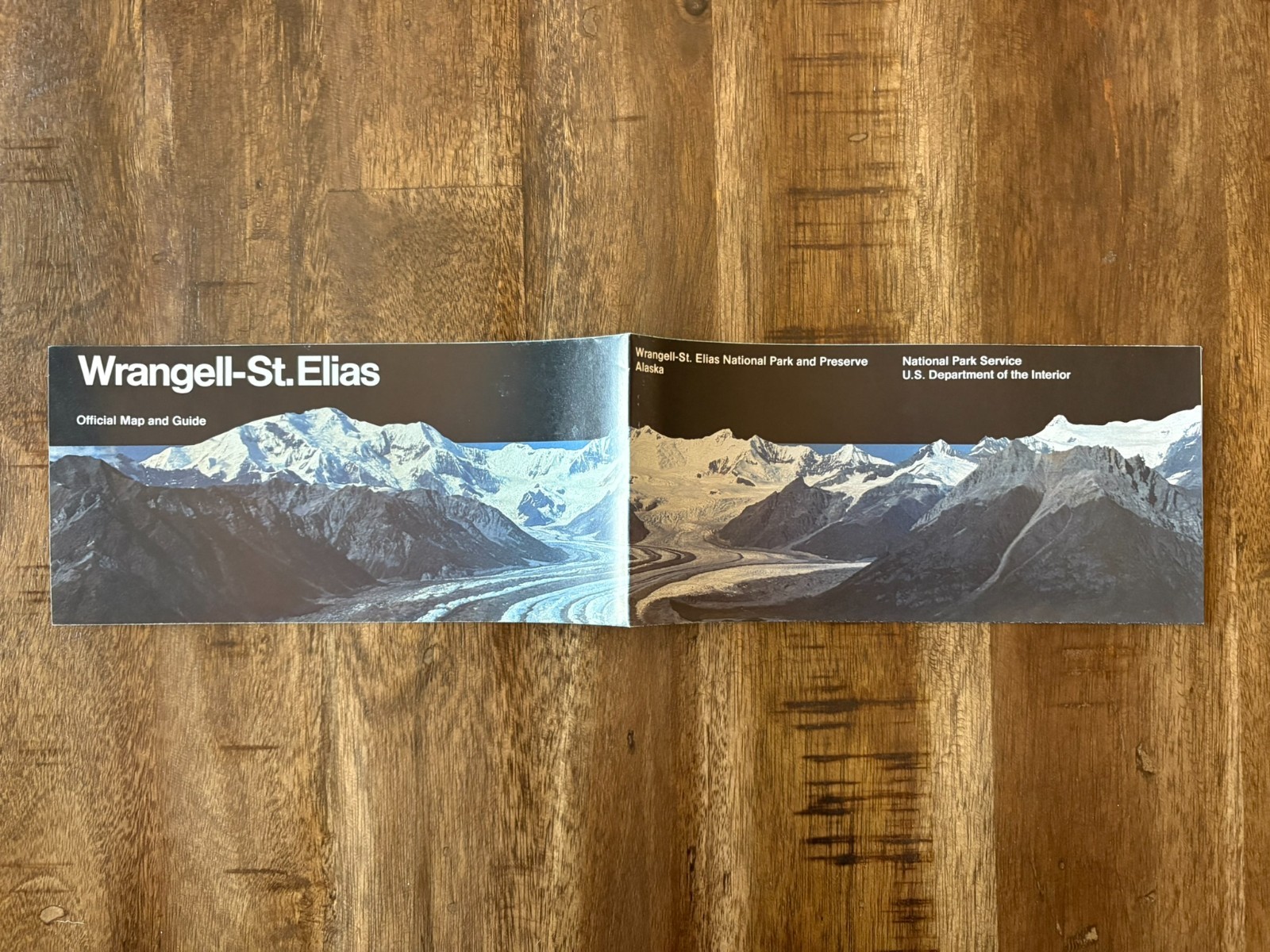 Wrangell-St. Elias National Park – 1997 Unigrid Brochure Map Pamphlet