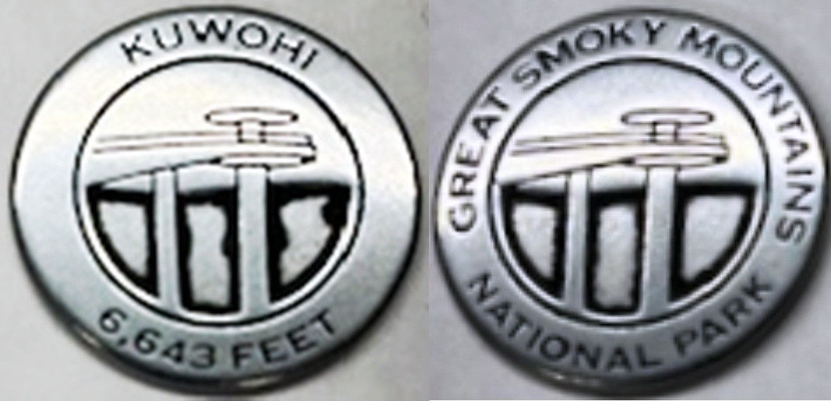 NEW ‘KUWOHI’ TOKEN – GREAT SMOKY MOUNTAINS NATIONAL PARK – NEW CLINGMANS DOME
