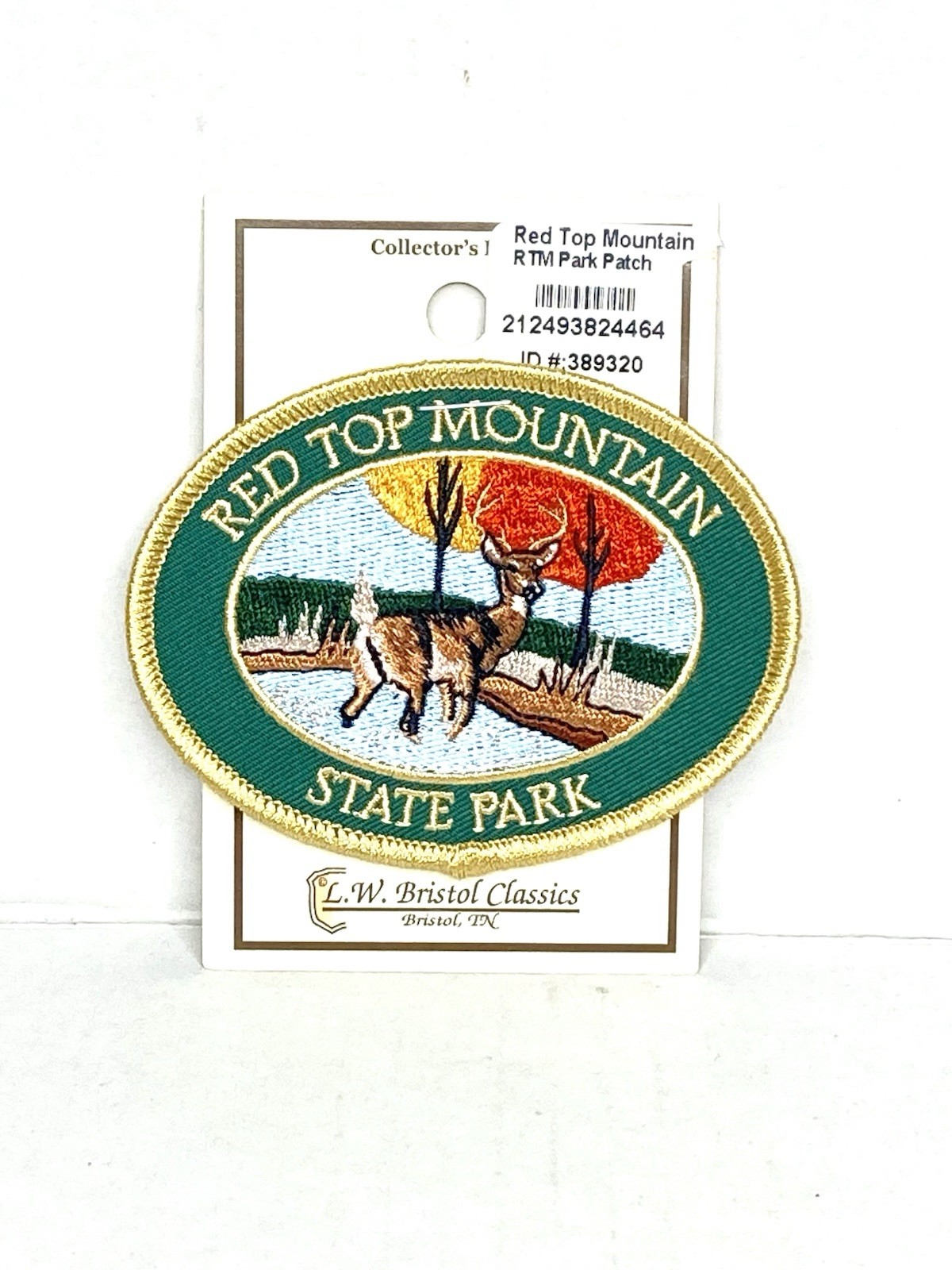 Red Top Mountain Park Patch L W Bristol Classics Collectors Deer Trees