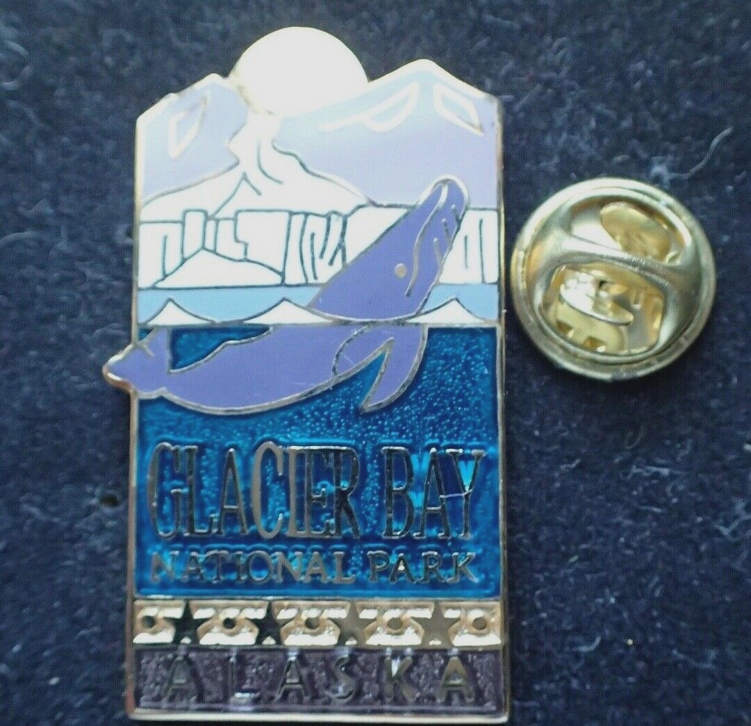 Glacier Bay National Park Alaska Pin – Whale