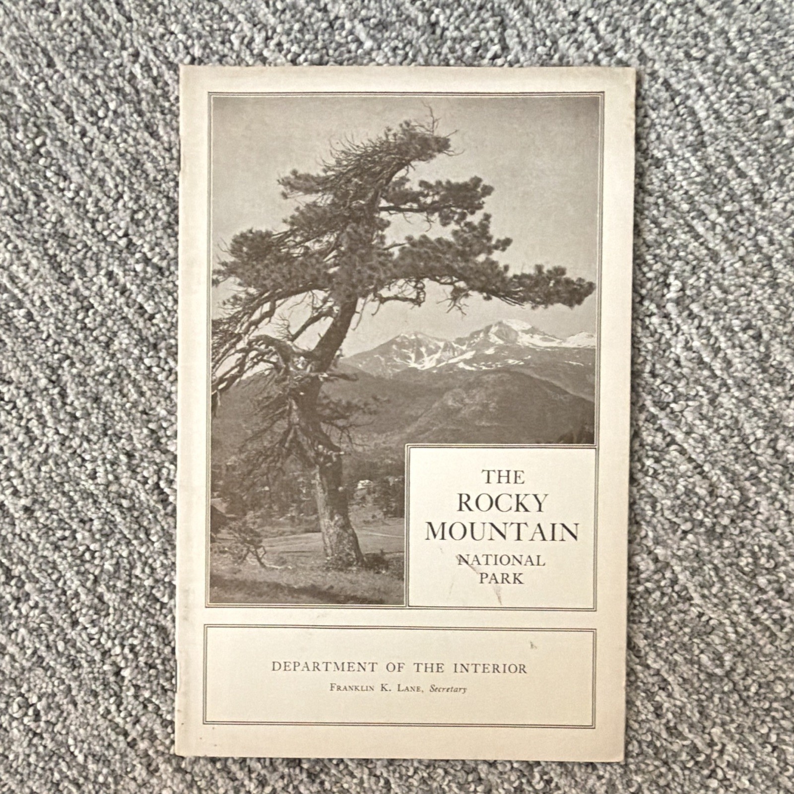 National Parks Portfolio Dept. of the Interior Booklet Set w/ Map 1913-1921
