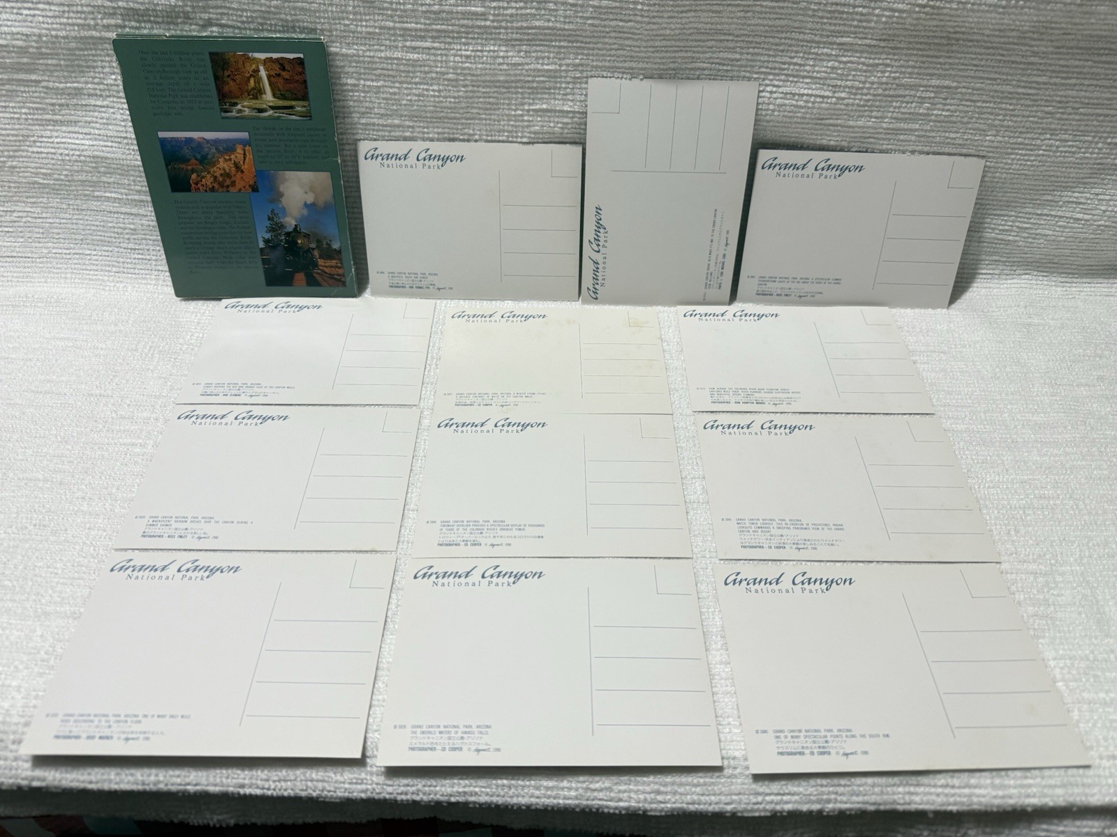 Vtg. 1990-“GRAND CANYON NATIONAL PARK” 12 Count-4 X 6 Postcard Pack/Set (Unused)