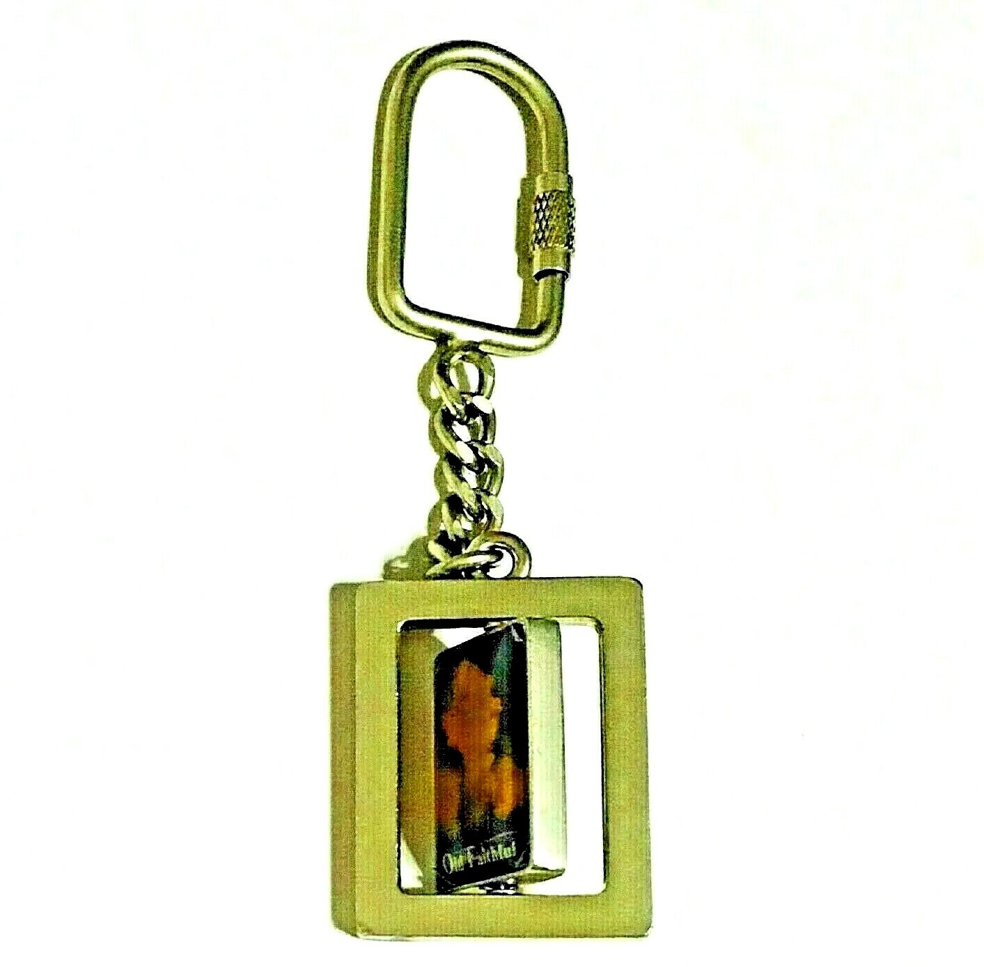 VTG 1990’s Yellowstone OLD FAITHFUL Geyser Keychain, Spinning Center Photo