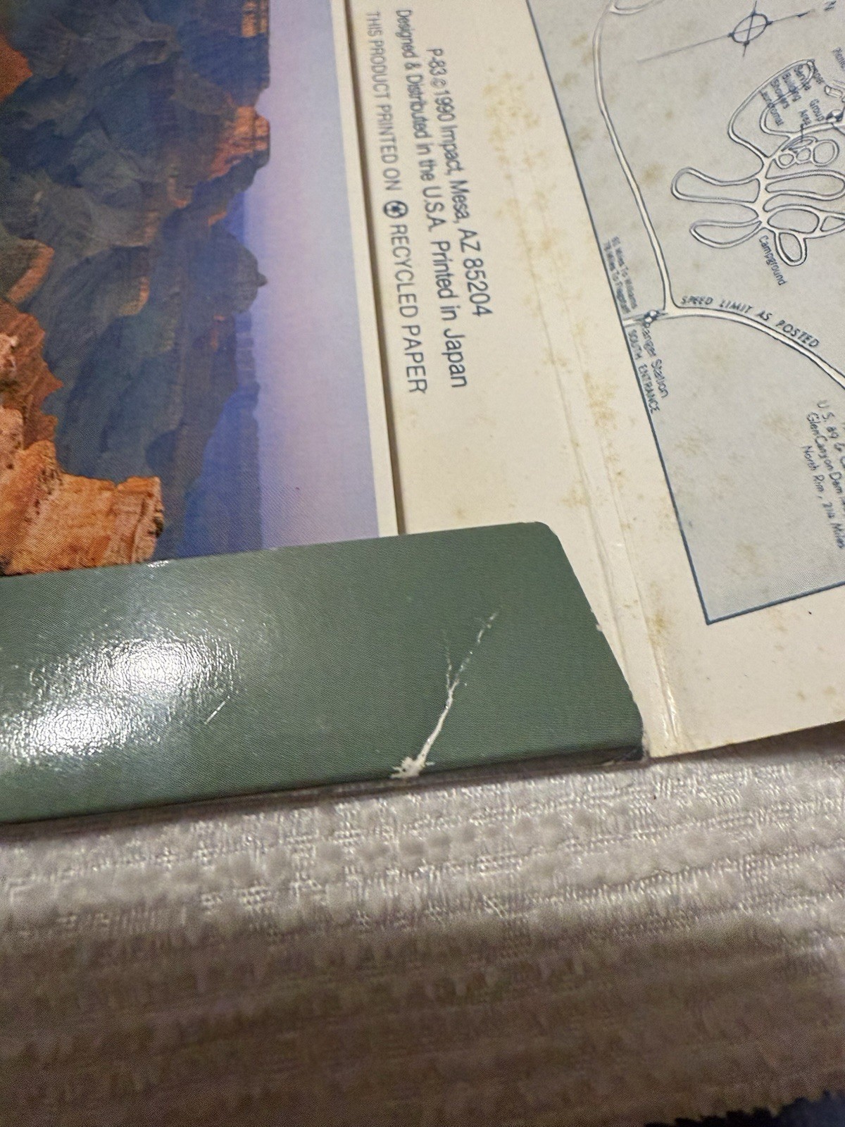 Vtg. 1990-“GRAND CANYON NATIONAL PARK” 12 Count-4 X 6 Postcard Pack/Set (Unused)