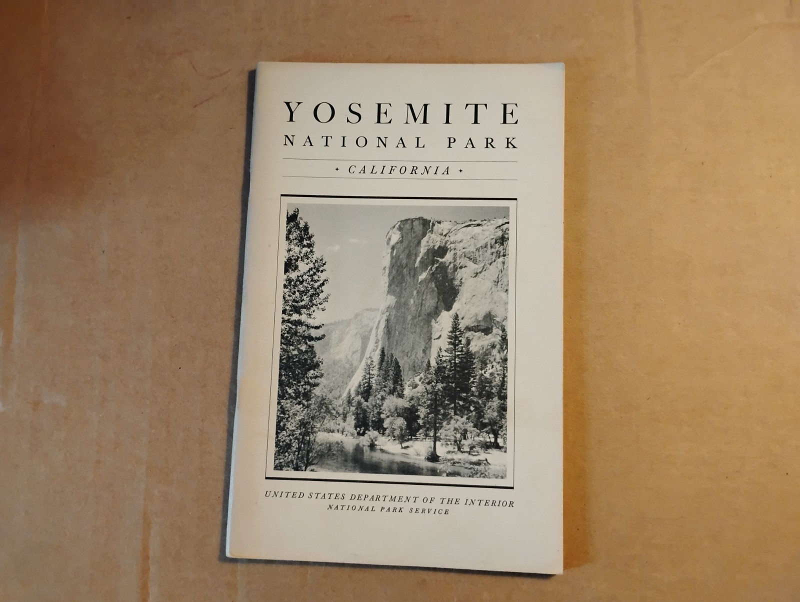 Yosemite National Park United States Department of the Interior 1934 PB Booklet
