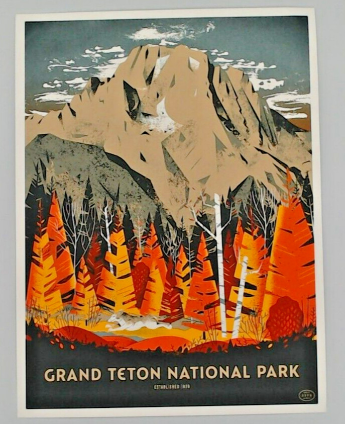 59 National Parks Print Series 17/59 Lot
