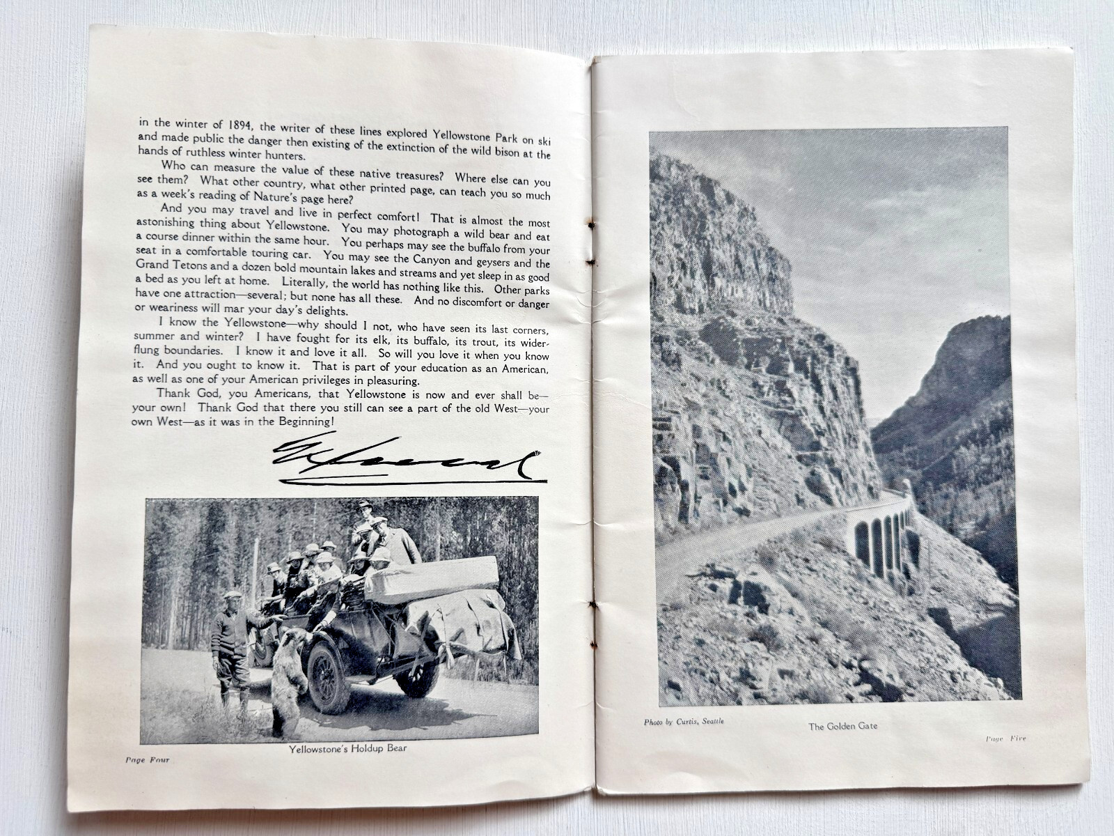 1920’s Yellowstone National Park Travel Guide by Northern Pacific Railroad