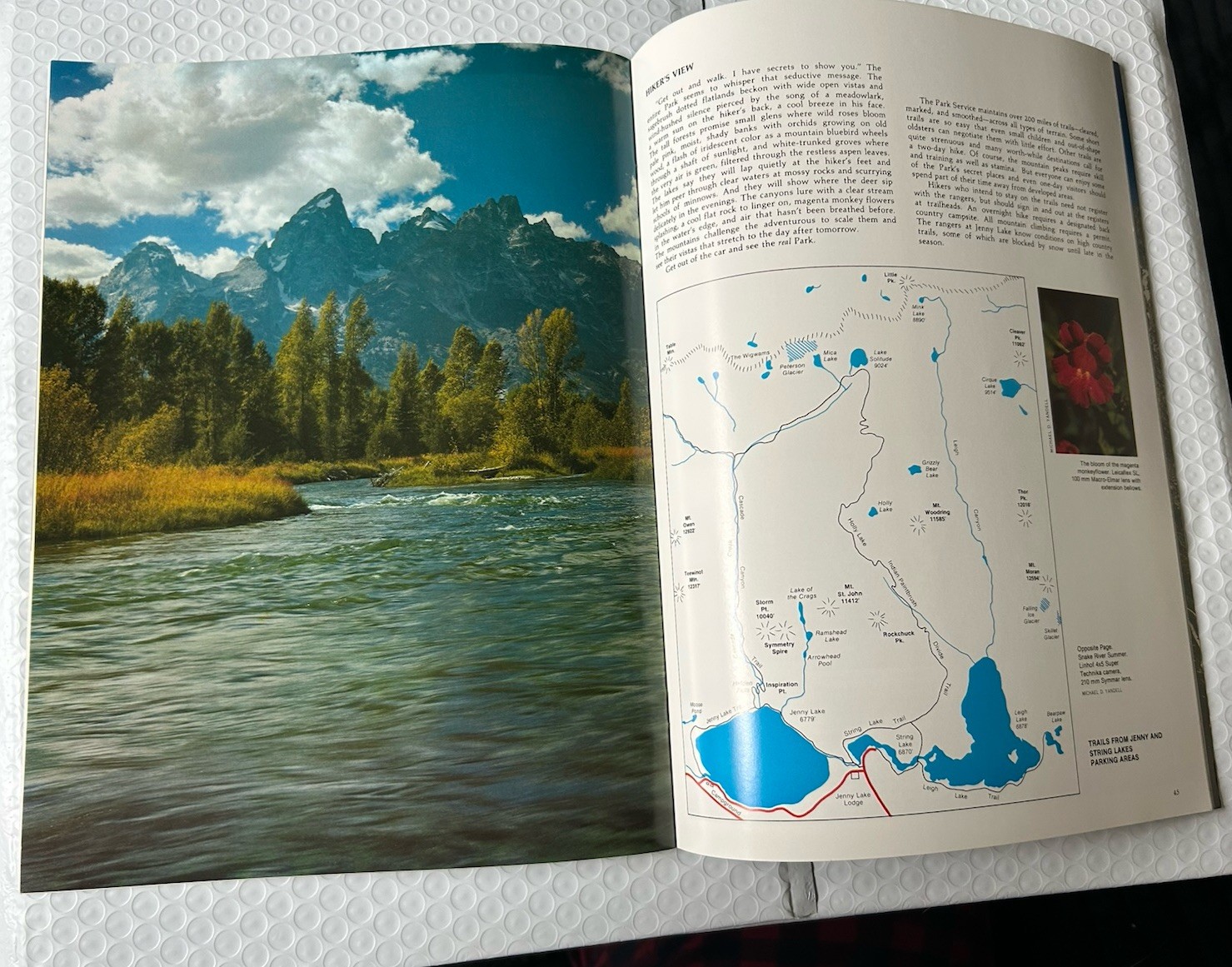 National Parkways Grand Teton Park Magazine 1976 Vintage Travel Book Souvenir WY