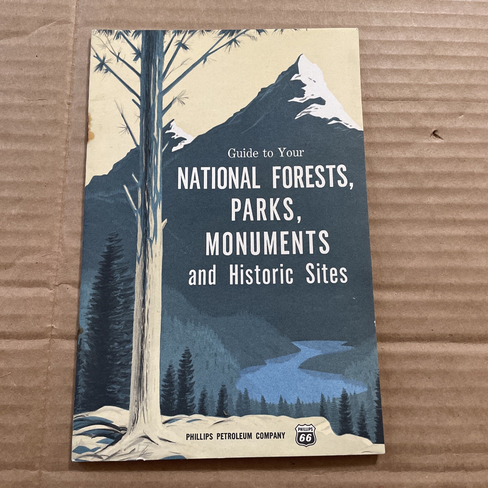 Vtg 1968 Guide National Forests Parks Monuments Historic Sites Book Phillips 66