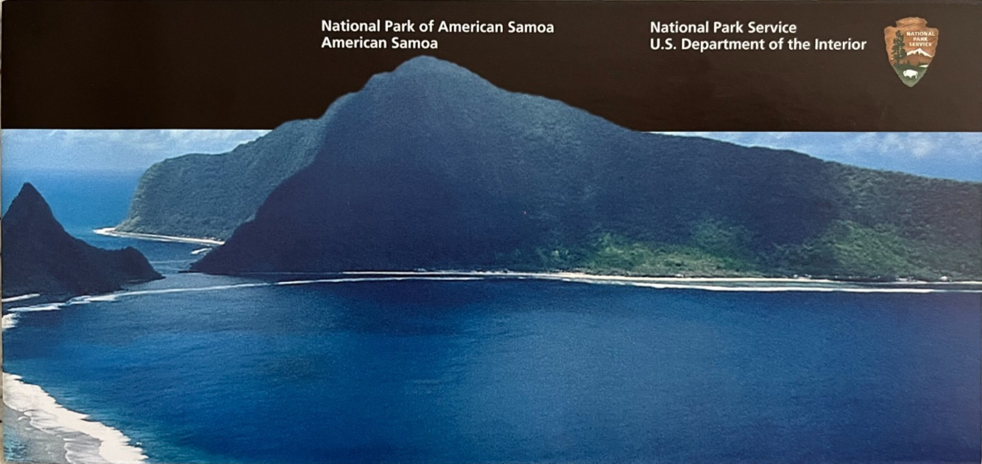 NATIONAL PARK of AMERICAN SAMOA NATIONAL PARK SERVICE UNIGRID BROCHURE/MAP New