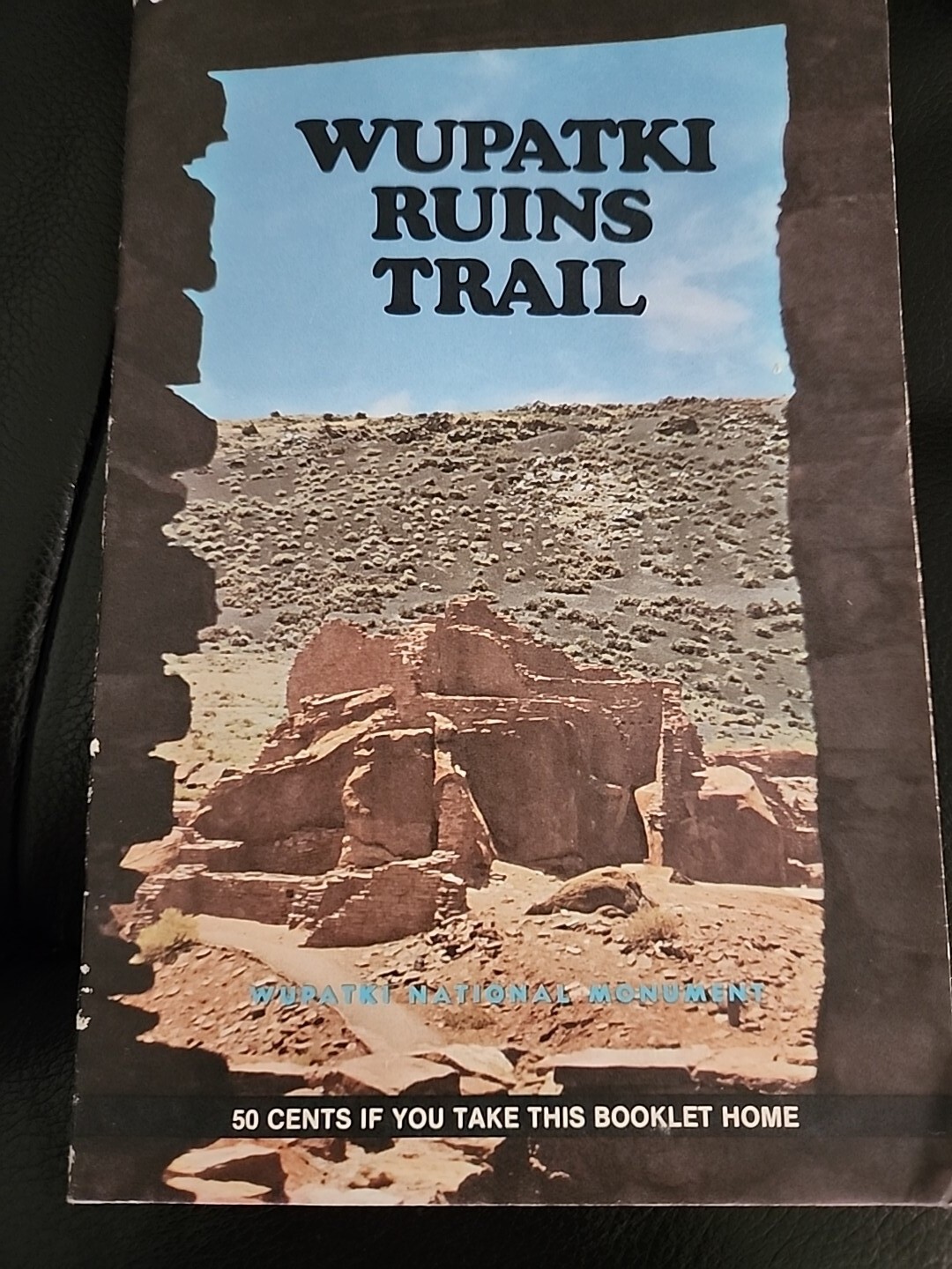1985 Wupatki Ruins Trail Arizona National Monument Vintage Park Travel Booklet