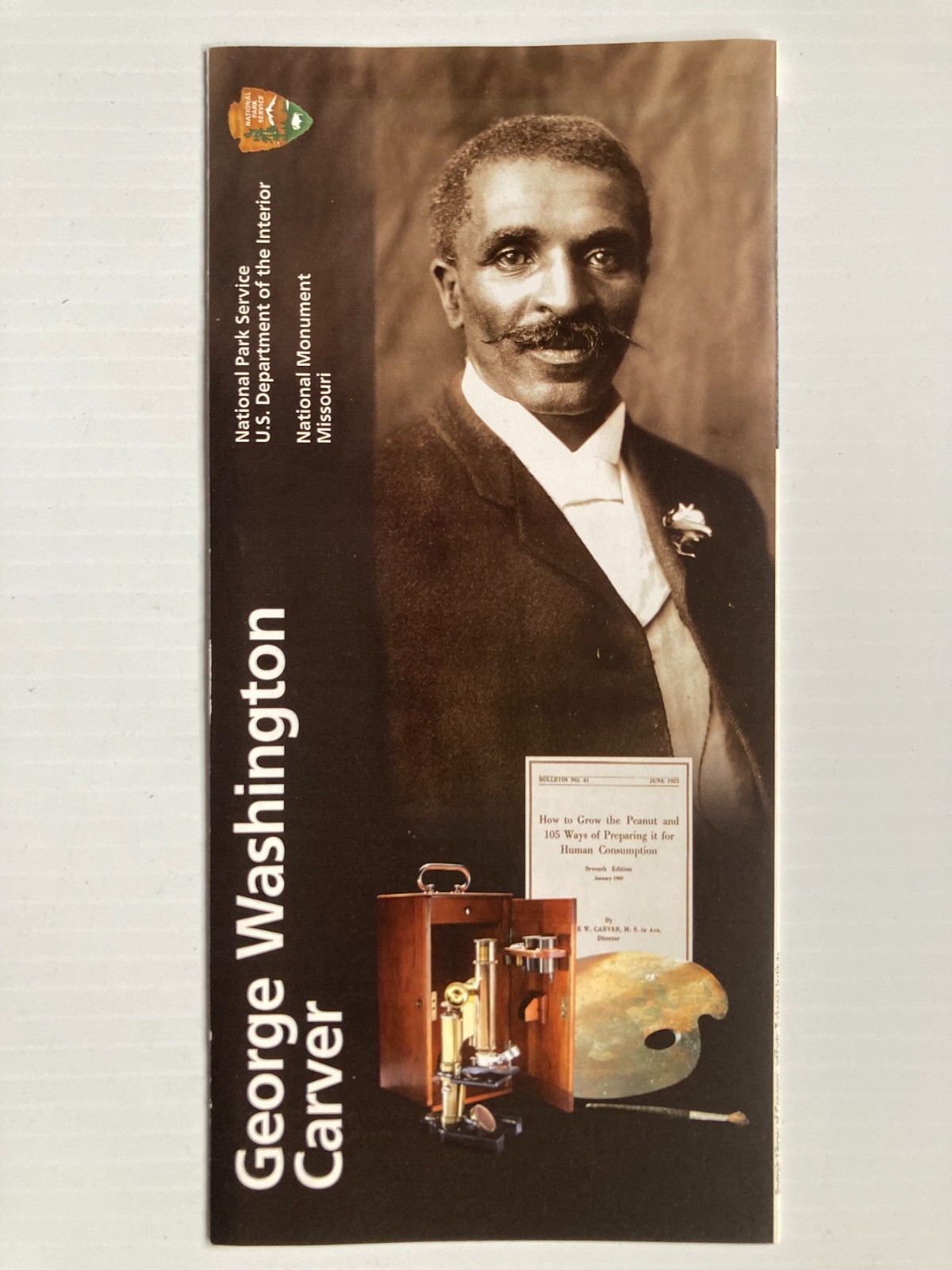 2003 GEORGE WASHINGTON CARVER NATIONAL PARK UNIGRID BROCHURE BLACK HISTORY ART
