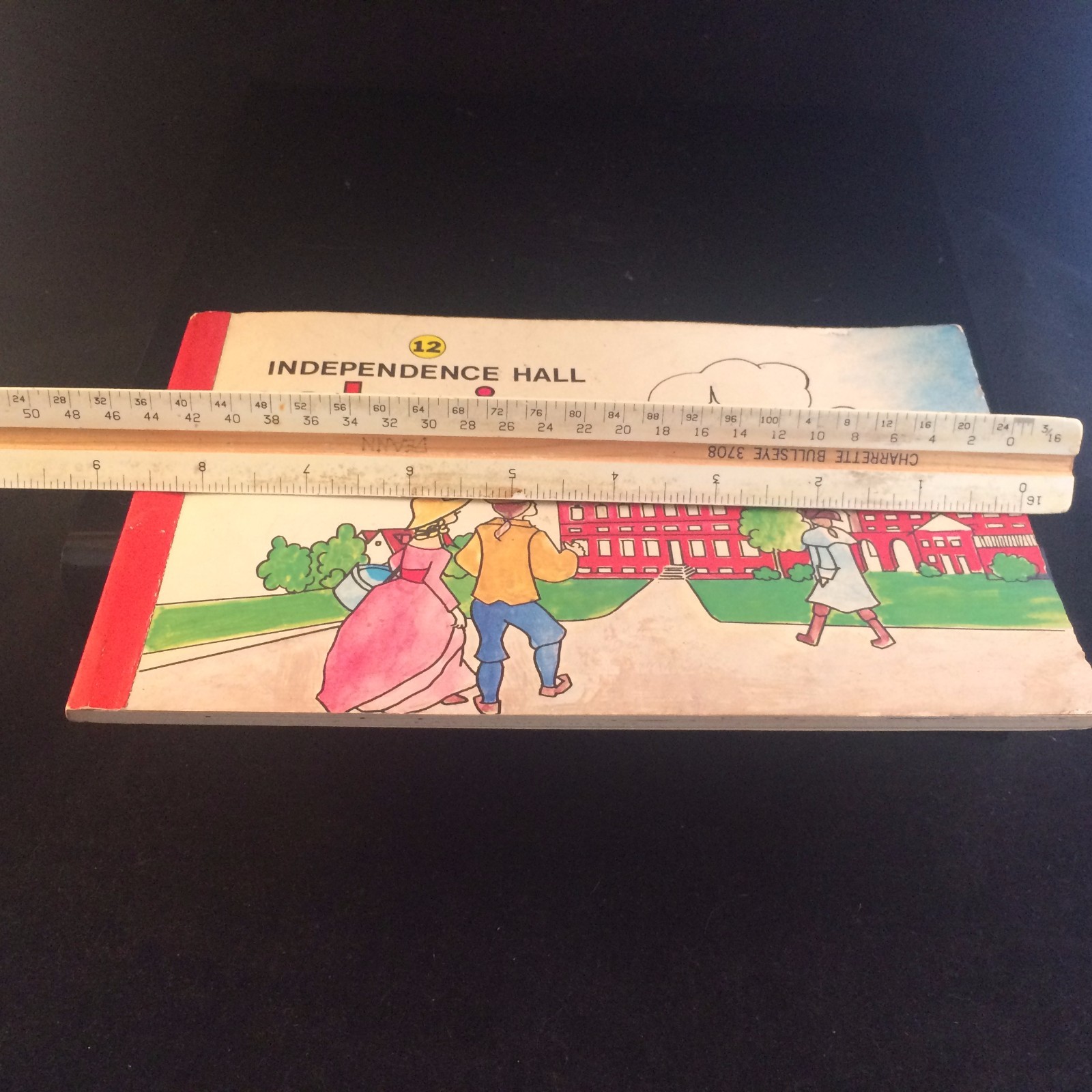 1972 INDEPENDENCE HALL PHILADELPHIA COLORING POST CARDS BOOK VTG – NATIONAL PARK