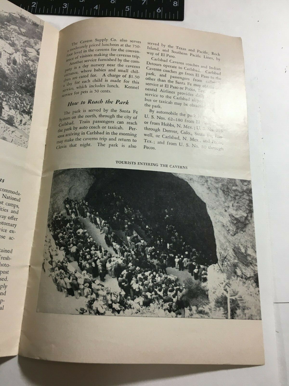 The Carlsbad Caverns of New Mexico Guide Booklet, Nat’l park 1951