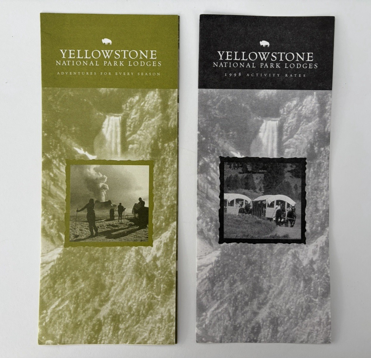 1998 Yellowstone National Park Lodges Amfac Travel Brochure Set Wyoming