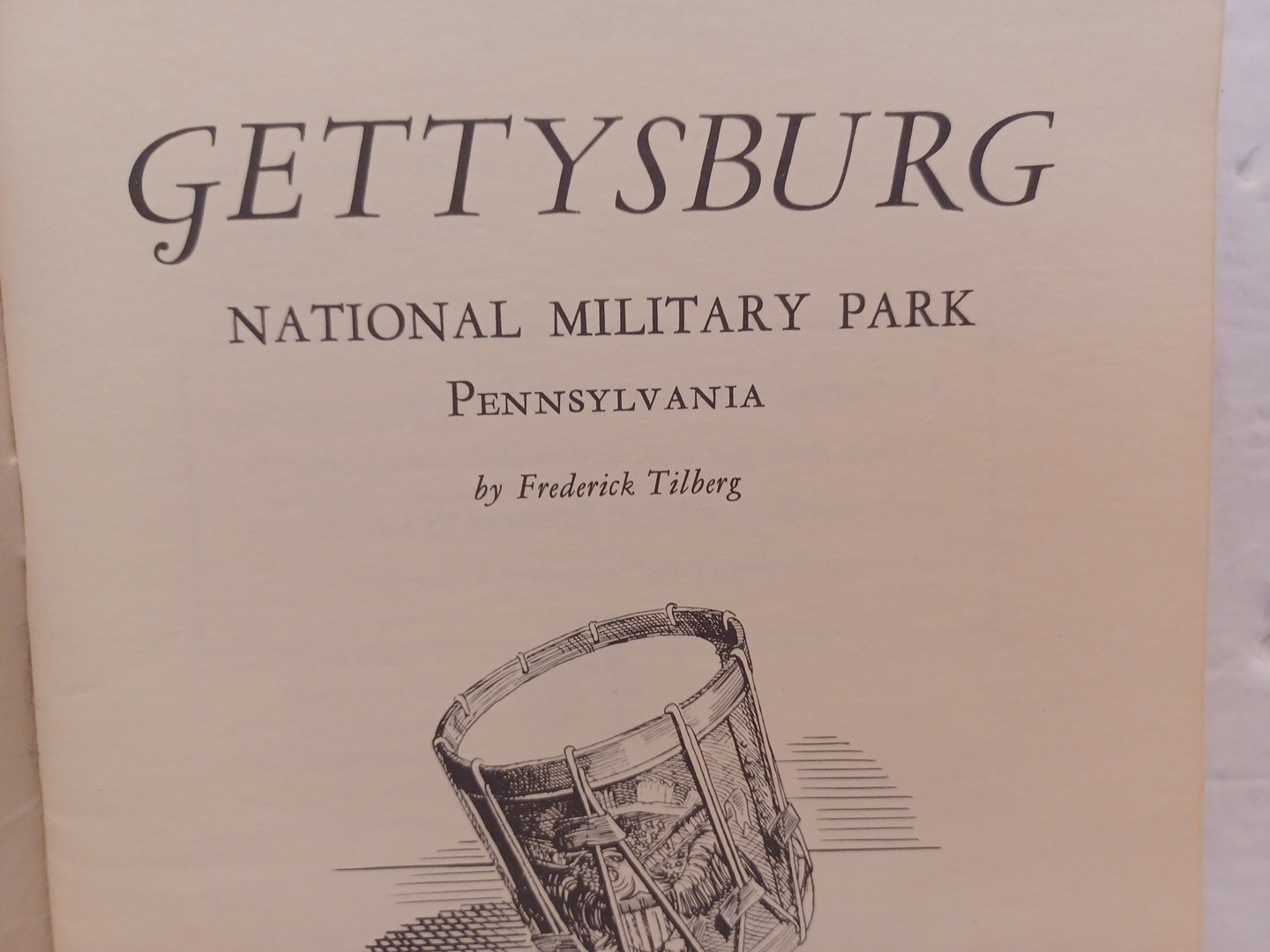 MANASSAS (BULL RUN)VA 1961 & GETTYSBURG 1961 National Park Service Handbooks