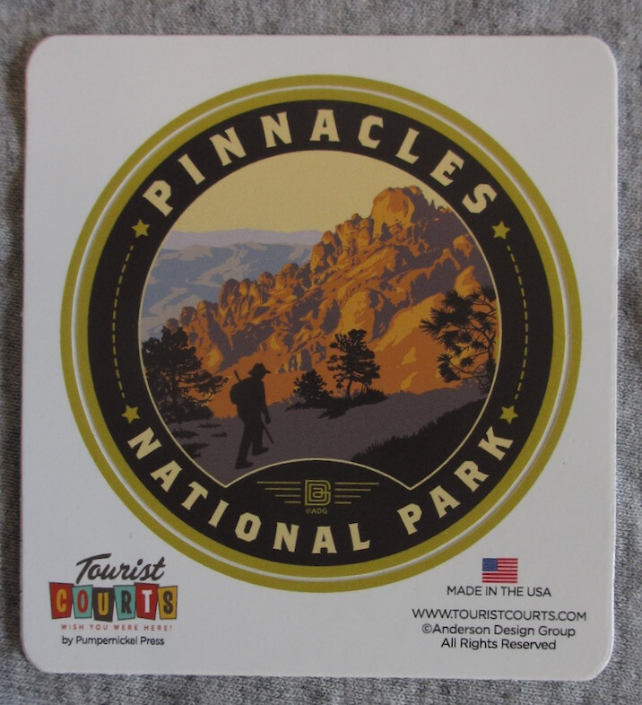 Pinnacles National Park Round Vinyl Sticker New