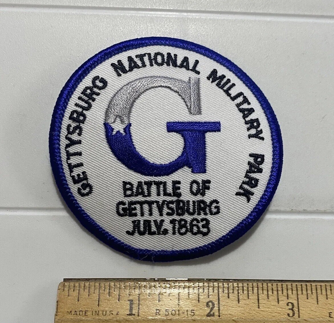 Battle of Gettysburg National Military Park NMP Civil War Battlefield 1863 Patch